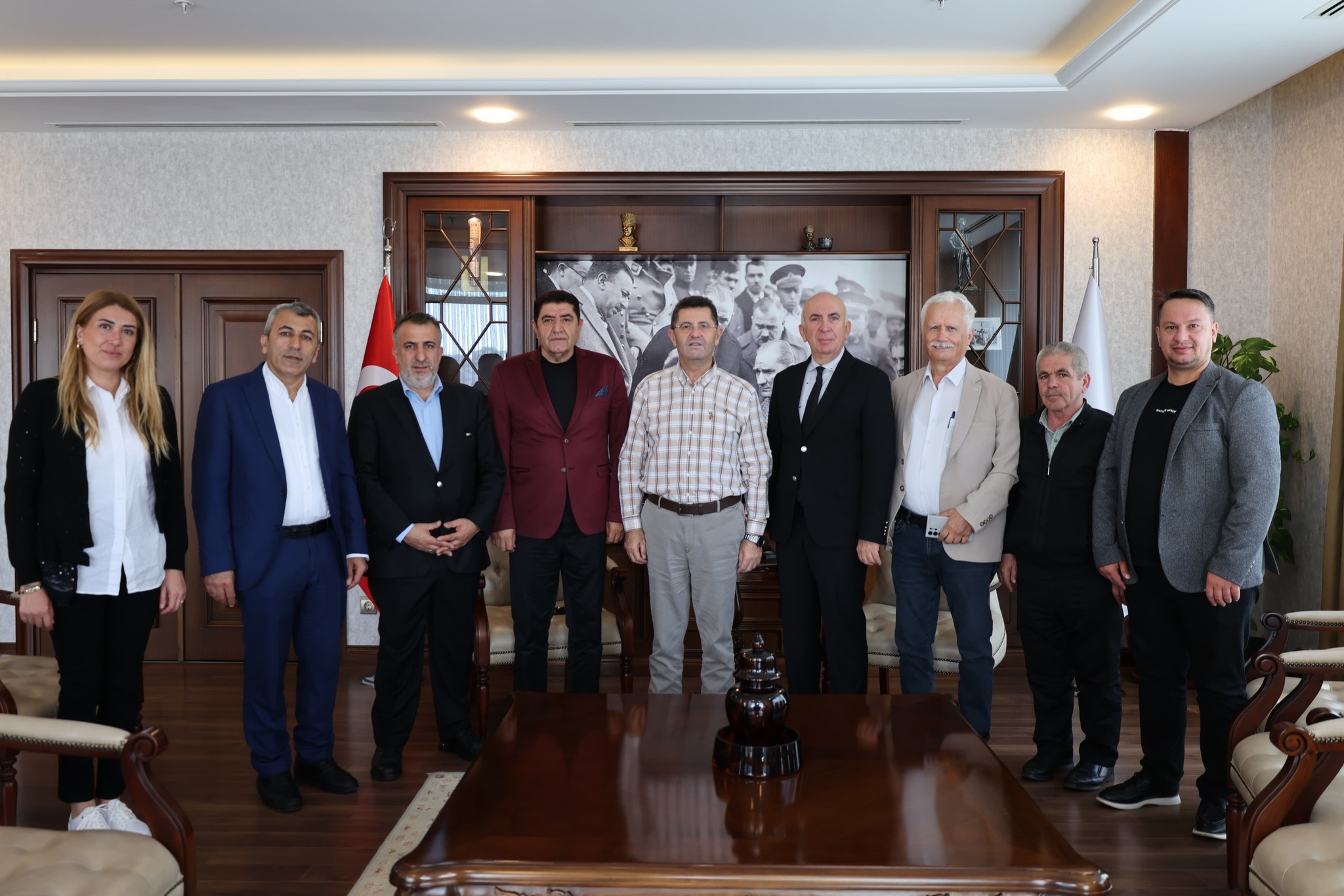 EKMEKY BELEDYE BAKANI ORHAN ERKEZE ZYARET