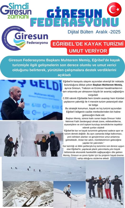 E�R�BEL�DE KAYAK TUR�ZM� UMUT VER�YOR