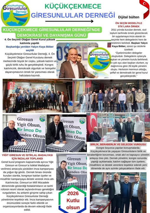 K���K�EKMECE G�RESUNLULAR DERNE�ݒNDE DEMOKRAS� VE DAYANI�MA G�N�