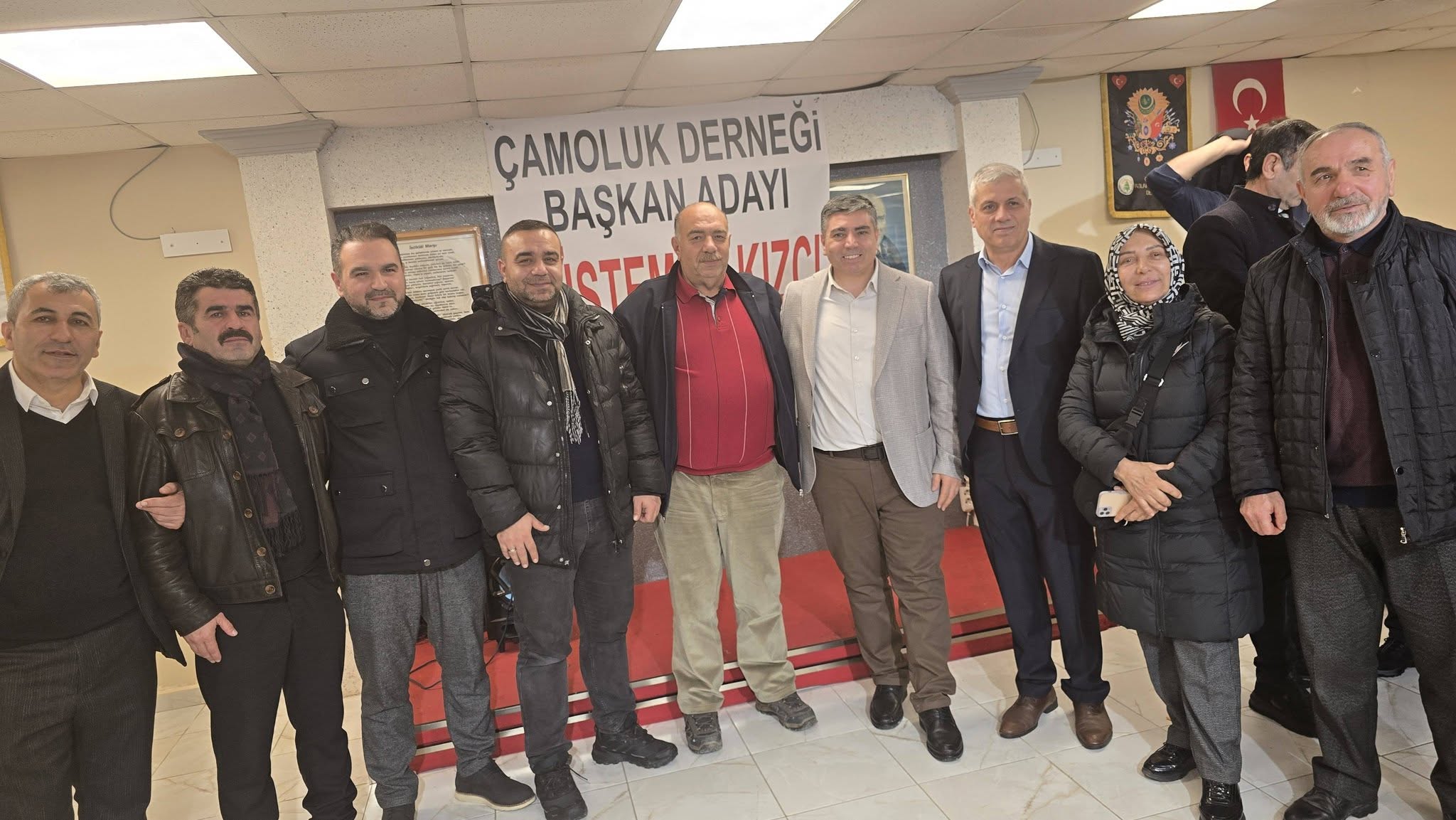 R�STEM SAKIZCIYA YAZILAR VE KURTULU� MAHALLES�NDEN TAM DESTEK