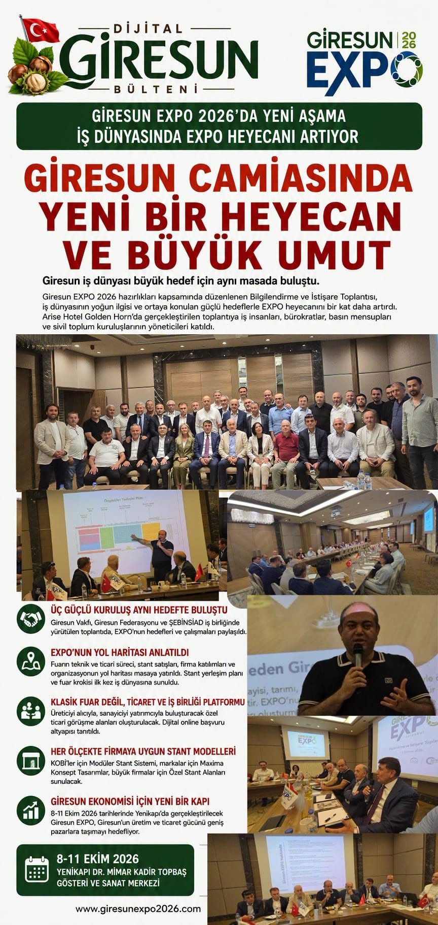 G�RESUN CAM�ASINDA EXPO �LE YEN� B�R HEYECAN VE B�Y�K UMUT
