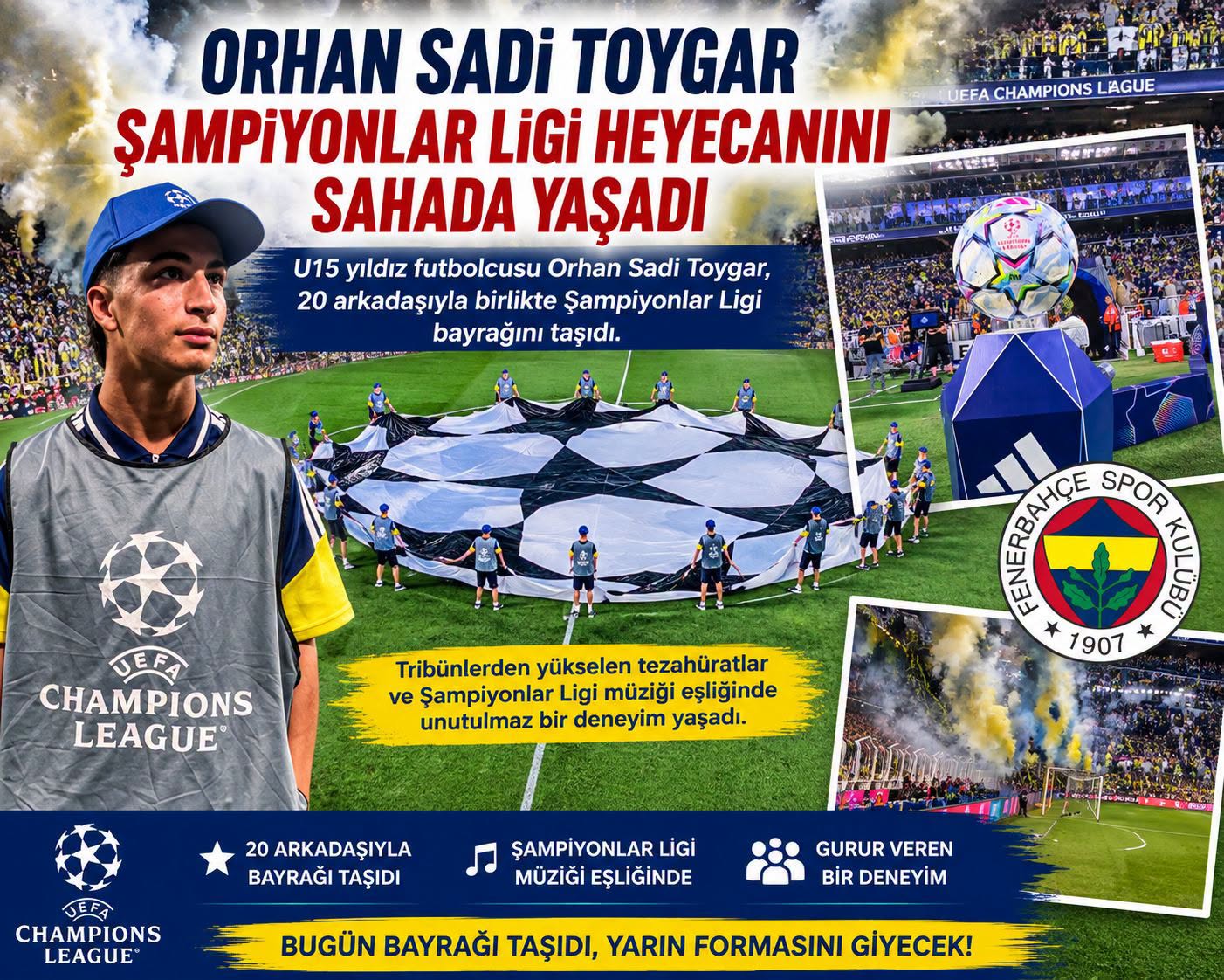 ORHAN SAD� TOYGAR �AMP�YONLAR L�G� HEYECANINI SAHADA YA�ADI